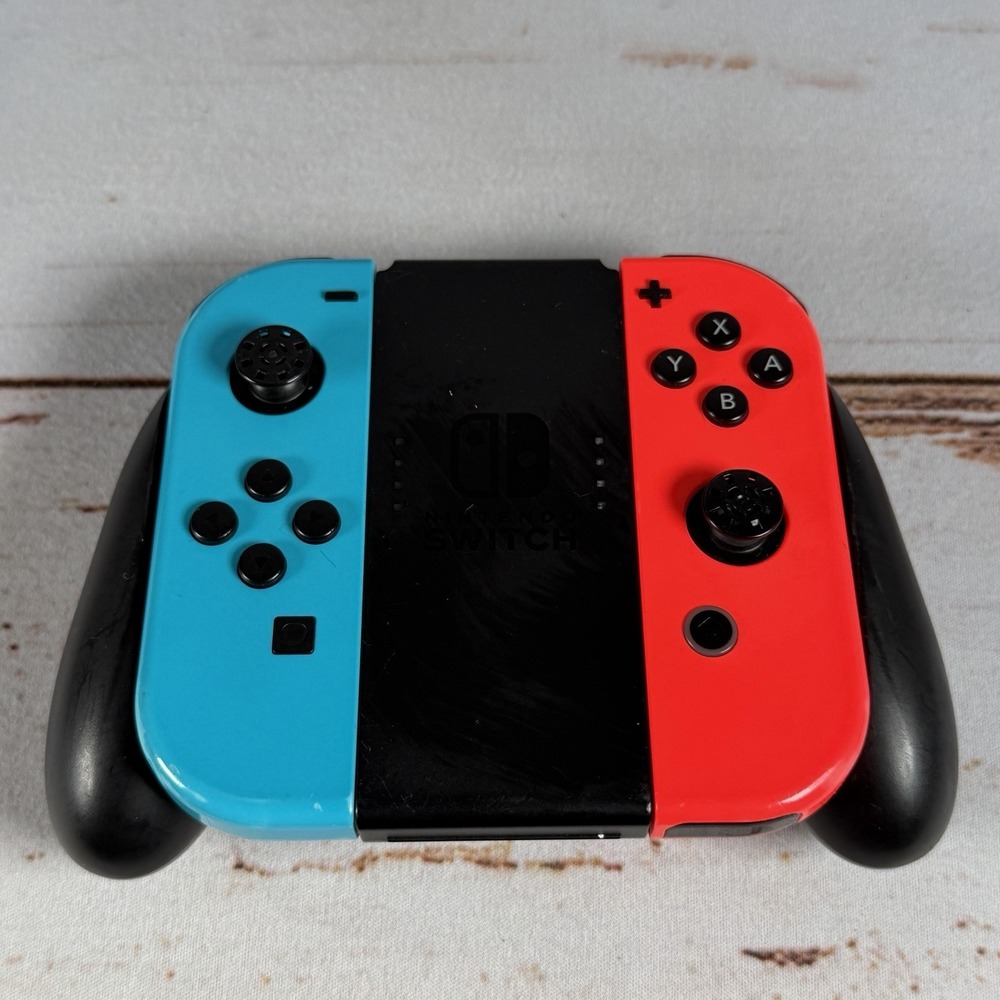 Nintendo Switch Joy-Con Controller  Neon Blue Red OEM Grip